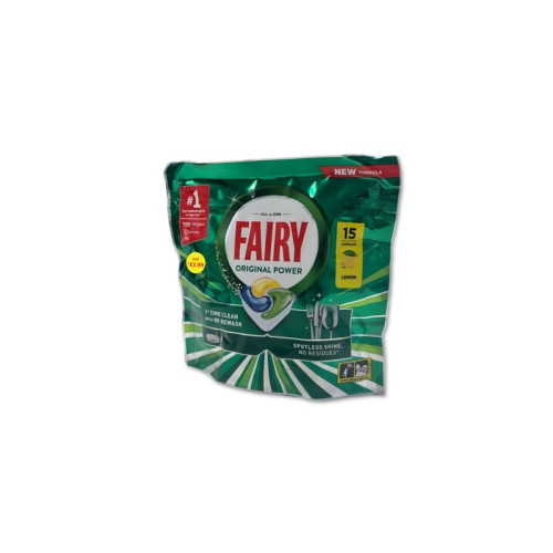 FAIRY ADVANCE ALL IN ONE LEMON DISHWASH TABLETS 6x15s PMP &Acirc;&pound;3.99