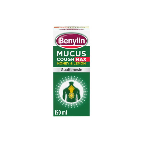 BENYLIN MUCUS MAX HONEY LEMON COUGH 6x150ML