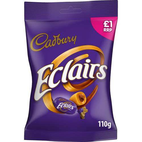 CADBURY ECLAIRS CHOCOLATE BAG 12x110G PMP &Acirc;&pound;1.00