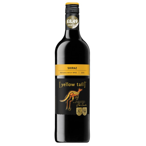 YELLOW TAIL SHIRAZ RED WINE BOTTLE 6x75CL PMP &Acirc;&pound;8.49
