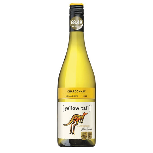 YELLOW TAIL CHARDONNAY WHITE WINE BOTTLE 6x75CL PMP &Acirc;&pound;8.49