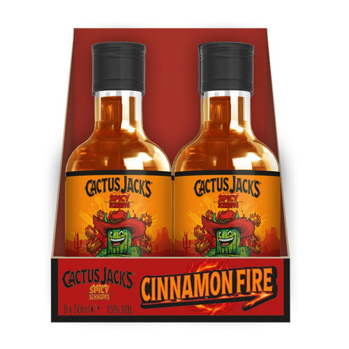 CACTUS JACKS CINNAMON FIRE BOTTLE 4x8x5CL