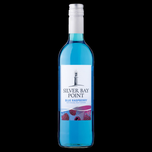 SILVER BAY POINT BLUE RASPBERRY WINE BOTTLE 1x75CL