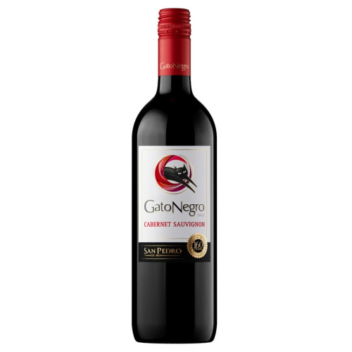 GATO NEGRO CABERNET SAUVIGNON WINE BOTTLE 6x75CL