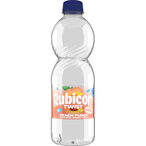 RUBICON TWIST STILL PEACH PUNCH BOTTLE 12x500ML