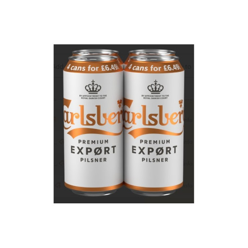 CARLSBERG EXPORT LAGER 4 PACK CAN 6x440ML PMP &Acirc;&pound;6.49