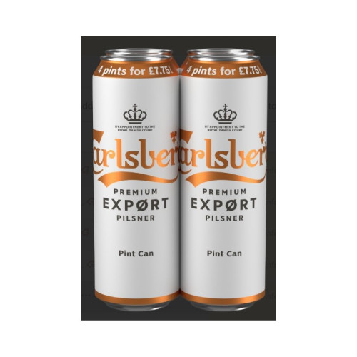 CARLSBERG EXPORT LAGER 4 PACK CAN 6x568ML PMP &Acirc;&pound;7.75