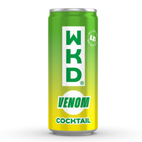 WKD VENOM COCKTAIL READY TO DRINK CAN 12x330ML