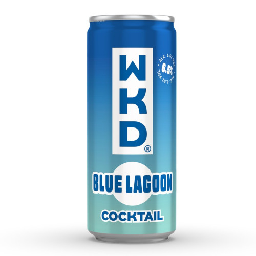 WKD BLUE LAGOON COCKTAIL READY TO DRINK CAN 12x330ML