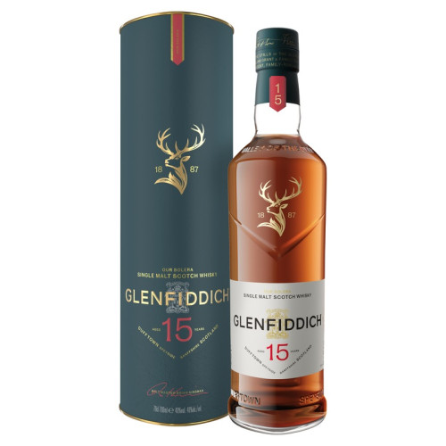 GLENFIDDICH SINGLE MALT 15 YEAR SCOTCH WHISKY BOTTLE 6x70CL