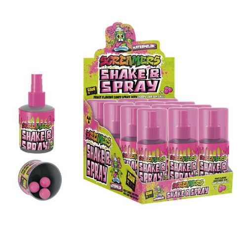 ZED SCREAMERS SHAKE & SPRAY WATERMELON SWEETS 12x82G