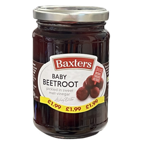 BAXTERS BABY BEETROOT 6x340G PMP &Acirc;&pound;1.99