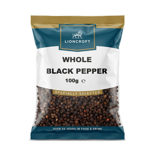 LIONCROFT BLACK PEPPER WHOLE 20x100G