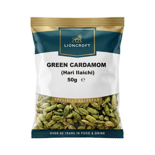 LIONCROFT GREEN CARDAMOM (ILAICHI) 20x50G