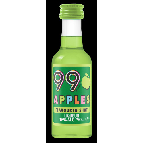 99 BRAND APPLE LIQUEUR BOTTLE 12x10x5CL