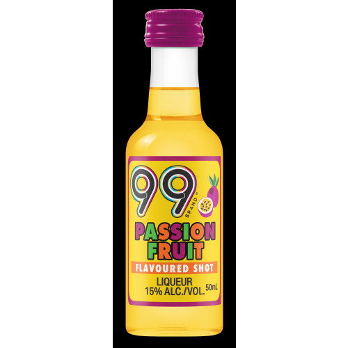 99 BRAND PASSION FRUIT LIQUEUR BOTTLE 1x10x5CL