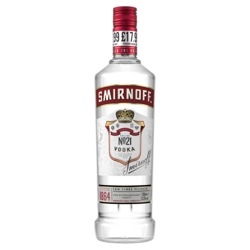 SMIRNOFF RED VODKA BOTTLE 6x70CL PMP &Acirc;&pound;17.99