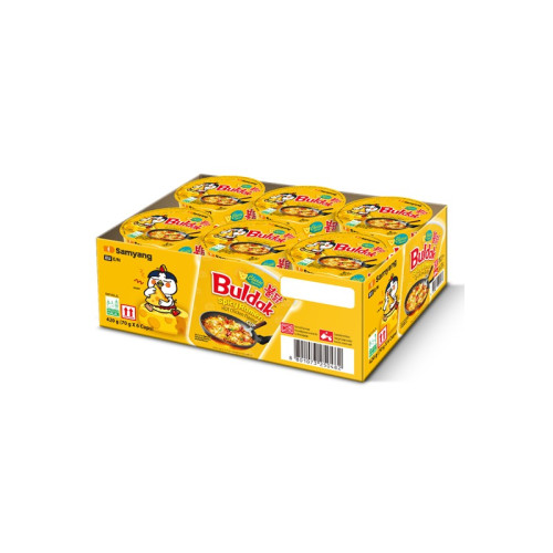 SAMYANG BULDAK CHICKEN RAMEN CHEESE CUP 6x70G