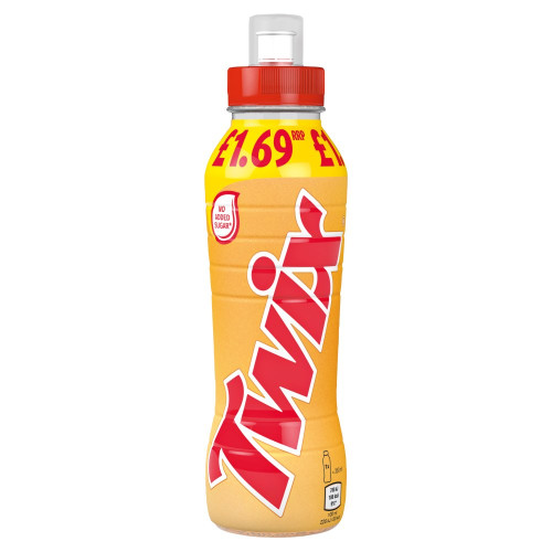 TWIX MILKSHAKE CHOCOLATE BOTTLE 8x350ML PMP &Acirc;&pound;1.69