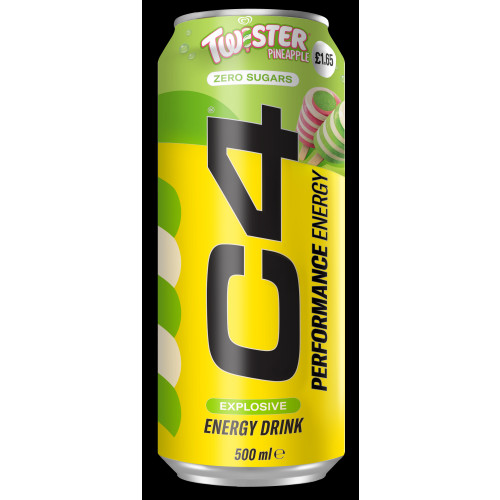 C4 PERFORMANCE ENERGY TWISTER CAN 12x500ML PMP &Acirc;&pound;1.65