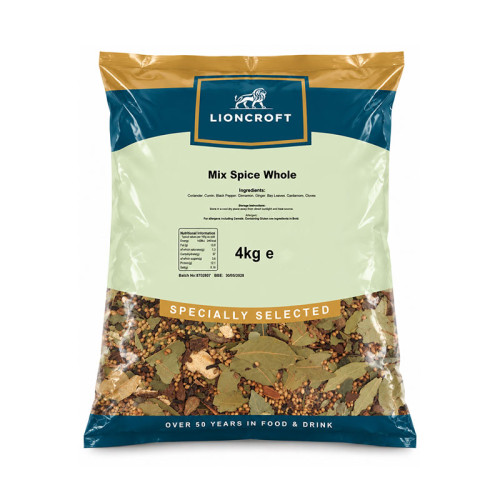 LIONCROFT MIXED SPICE WHOLE 2x4KG
