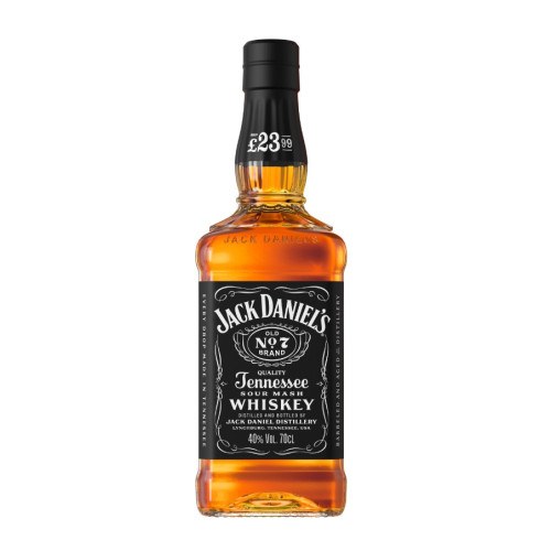 JACK DANIELS TENNESSEE WHISKEY BOTTLE 1x70CL PMP &Acirc;&pound;23.99