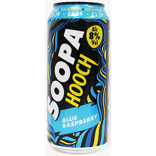 SOOPA BLUE RASPBERRY READY TO DRINK CAN 8x440ML PMP &Acirc;&pound;3.29
