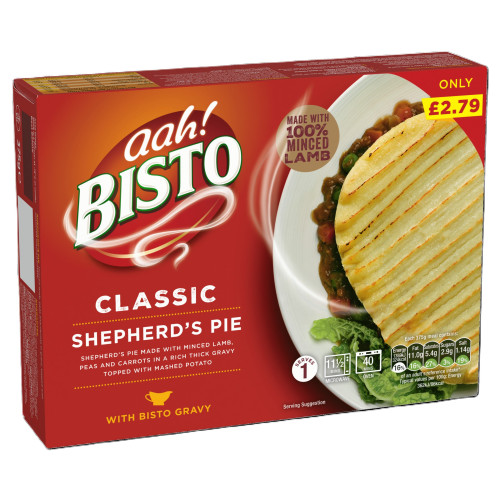 BISTO CLASSIC SHEPHERD'S PIE 6x375G PMP &Acirc;&pound;2.79