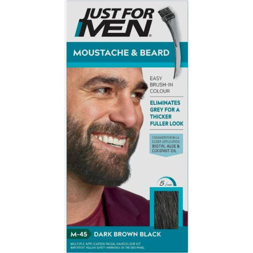 JUST FOR MEN GEL DARK BROWN HAIR COLOUR 3x28ML