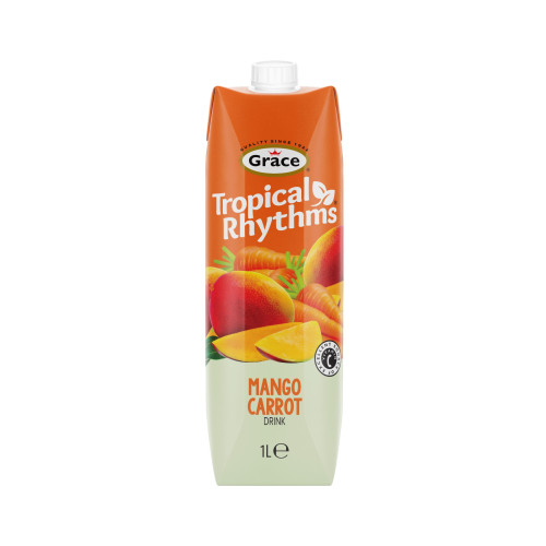 GRACE TROPICAL RHYTHMS MANGO CARROT BOTTLE 6x1L