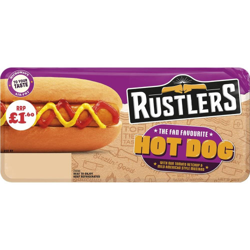 RUSTLERS HOT DOG 1x146G PMP &Acirc;&pound;1.60