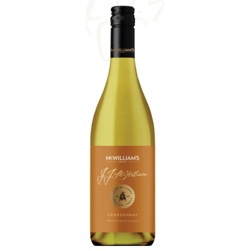 JJ MCWILLIAMS CHARDONNAY WINE BOTTLE 6x75CL