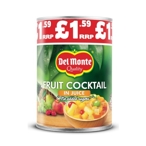 DEL MONTE FRUIT COCKTAIL IN JUICE 6x415G PMP &Acirc;&pound;1.59