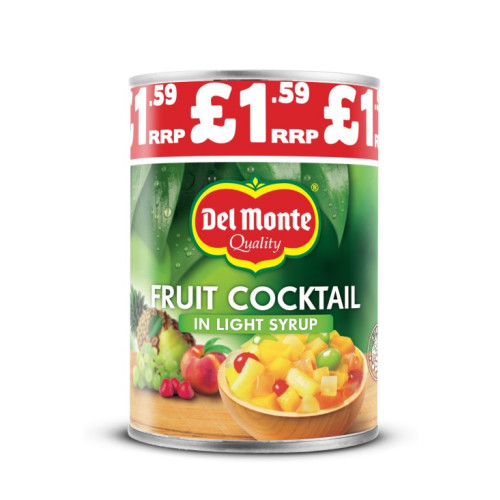 DEL MONTE FRUIT COCKTAIL IN LIGHT SYRUP 6x420G PMP &Acirc;&pound;1.59