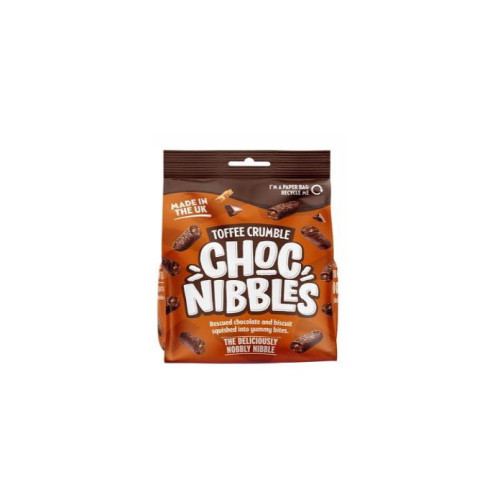 CHOC NIBBLES TOFFEE CRUMBLE 12x135G