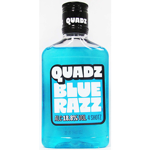 QUADZ BLUE RAZZ READY TO DRINK BOTTLE 12x20CL