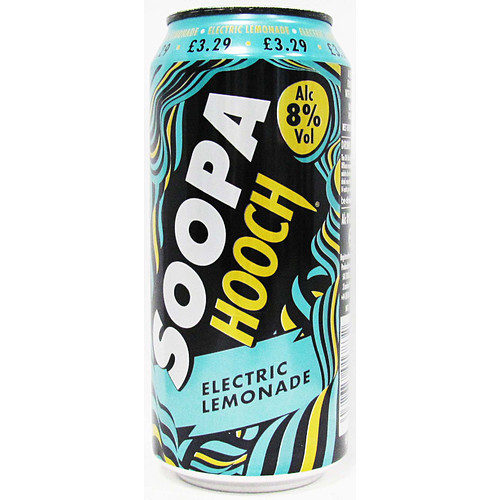 SOOPA ELECTRIC LEMONADE READY TO DRINK CAN 8x440ML PMP &Acirc;&pound;3.29