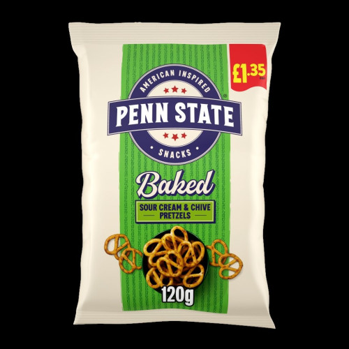 PENN SOUR CREAM & CHIVES CRISPS 14x120G PMP &Acirc;&pound;1.35