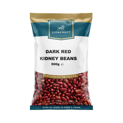 LIONCROFT DARK RED KIDNEY BEANS 20x500G
