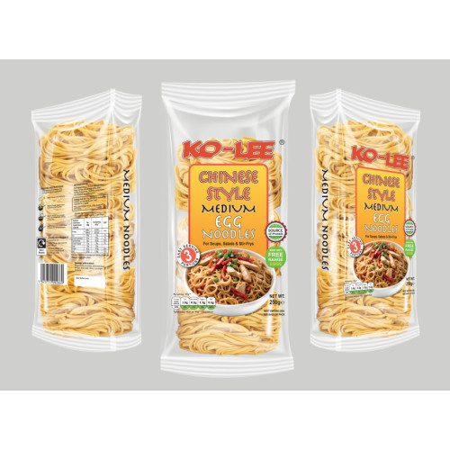KO-LEE MEDIUM EGG NOODLES 12x250G