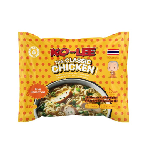 KO-LEE THAI SENSATION CLASSIC CHICKEN NOODLES 22x85G