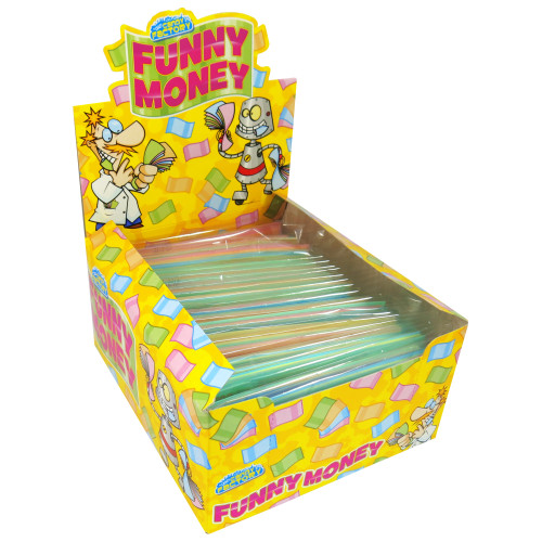 CRAZY CANDY FACTORY EDIBLE PAPER FUNNY MONEY 24x14G