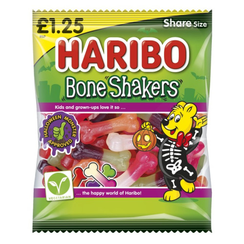 HARIBO BONE SHAKERS SWEETS 12x140G PMP &Acirc;&pound;1.25
