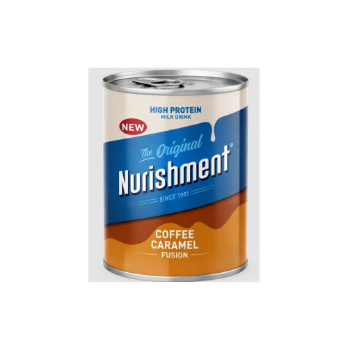NURISHMENT PROTEIN COFFEE CARAMEL CAN 12x400G