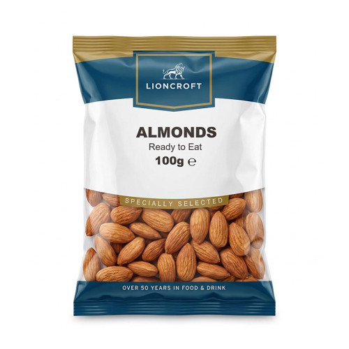 LIONCROFT ALMONDS 23/25 20x100G