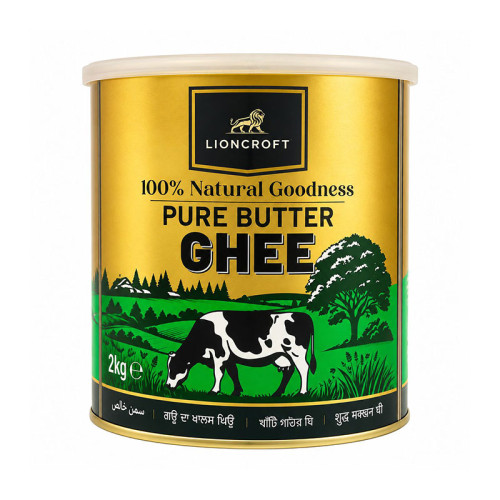 LIONCROFT PURE BUTTER GHEE 6x2KG