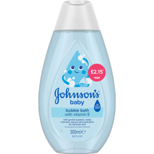 JOHNSONS BABY BATH 6x300ML PMP &Acirc;&pound;2.15