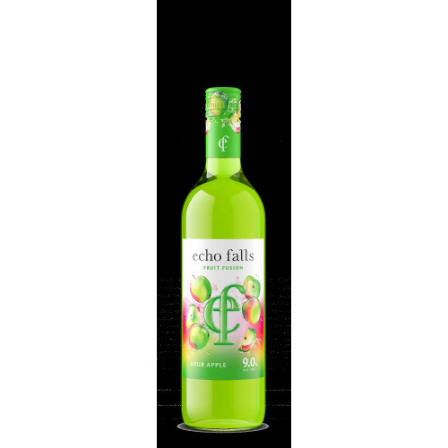 ECHO FALLS FRUITS SOUR GREEN APPLE WINE BOTTLE 1x75CL
