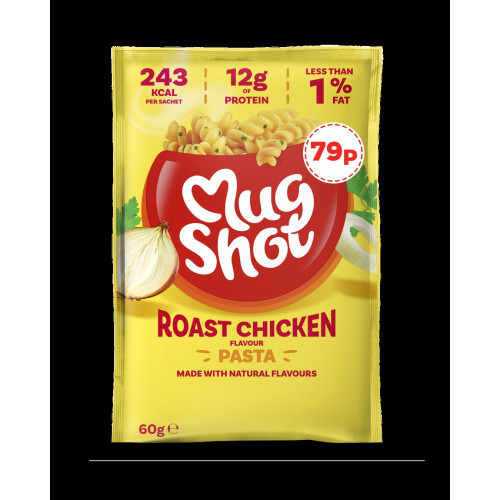 MUG SHOT ROAST CHICKEN PASTA 10x60G PMP &Acirc;&pound;0.79