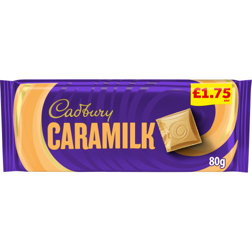 CADBURY CARAMILK CHOCOLATE BAR 26x80G PMP &Acirc;&pound;1.75